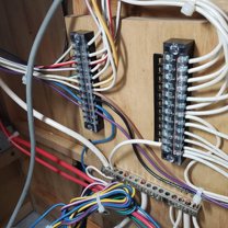 FRCOLOR  5 Sets Positions Terminal Block 5P Power Distribution Connector Strips Black