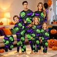 thumbnail image 5 of Family Halloween Pajamas Matching Sets, Halloween Printed Family Outfits Sets, Printed Long Sleeve Top and Pants, Family Matching Sleepwear, Holiday Loungewear, Coordinated Pajama Outfit, 5 of 5