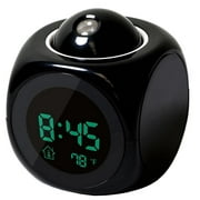 Thinsony Home LED Projecting Alarm Clock Large Digital Display Temperature Table Clock