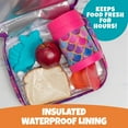 thumbnail image 2 of WQLPP Boîte à Lunch Isolée Durable - Sac à Lunch Réutilisable - Couvre Votre Boîte Bento, Compatible avec Bentgo, Kinsho, Yumbox (8"x10"x3") - Queue de Sirène, 2 of 4