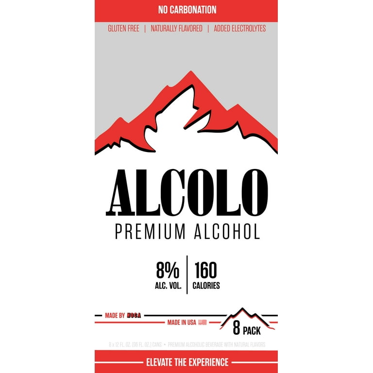 NOCA Alcolo Premium Alcohol, 12 fl oz Can, 8 pk, 8% ABV