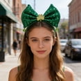 thumbnail image 2 of Cheapark St Patricks Day Headband Irish Festival Party Green Shamrock Carnival Party Props and Accessories, 2 of 6