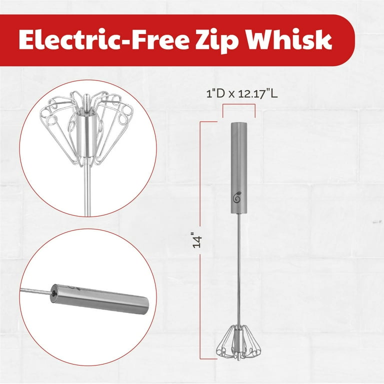 Cooks Innovations Stainless Steel Semi-Automatic Egg Whisk Cooks Innovations Stainless Steel Semi-Automatic Egg Whisk