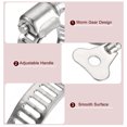 thumbnail image 4 of Worm Gear Hose Clamp, 15pcs 1 1/4"-1 3/4" Key Type Adjustable Stainless Steel Hose Clamps for Securing Hose, 4 of 5