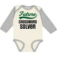 thumbnail image 3 of Inktastic Future Crossword Puzzle Solver Boys or Girls Long Sleeve Baby Bodysuit, 3 of 5