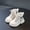 White, variant on Hinvhai Toddler Boys Girls Classic Lace Up Martin Boots Clearance,Fashion Casual Outdoor Hiking Shoes Non Slip Solid Color Side Zipper Ankle Boots White 12M(30)