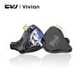 thumbnail image 2 of CVJ Vivian HiFi In-Ear Earphones with 10mm Dynamic Driver, Detachable Cable for Music, Gaming, Bass Sound, Noise Isolating, 0.78mm 2-Pin, Smartphone Compatible, 2 of 8