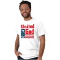 thumbnail image 4 of United By God Patriotic Christian USA Men's Graphic T Shirt Tees Brisco Brands S, 4 of 6