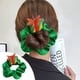 thumbnail image 4 of Coletero Elástico Navideño Ltp240921001 | Accesorio para El Pelo de Terciopelo para Muñeco de Papá Noel | Diadema Festiva Roja y Blanca para Mujeres y Niñas | Regalo para Fiestas y Disfraz Navideño, 4 of 5