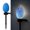 Blue, variant on Solar Garden Lights Outdoor LED Stake String Lights Halloween Decorations Christmas Easter Egg Ground Stakes Solar Powered Landscape Decorative Fairy Light 43*9cm,1PC