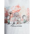 thumbnail image 4 of Peanuts Women's Crewneck Sweatshirt with Long Sleeves, Sizes XXS-4X, 4 of 5