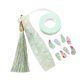 thumbnail image 5 of Juego de púas de dedo para guzheng para niños, accesorios para instrumentos musicales con cinta adhesiva. Verde, 5 of 9