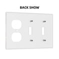 thumbnail image 2 of Future Racing Switch Cover Decorative Wall Plate 3-Gang 2-Toggle 1-Duplex Standard Size, 2 of 5