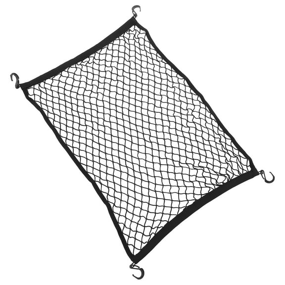 OFFIGAM Heavy-Duty Black Cargo Net for Utility Wagons and Folding Outdoor Wagons, and Secure