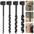 thumbnail image 1 of Hand Drill Carbon Steel Manual Auger Drill Portable Manual Survival Drill Bit Self-tapping Survival Wood Punch Tool, 1 of 5