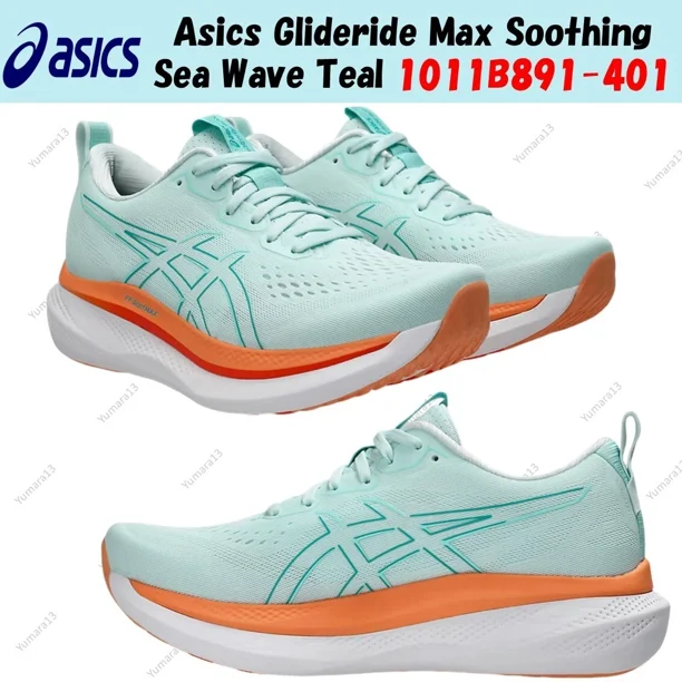 Asics Glideride Max Soothing Sea Wave Teal 1011B891-401 Men's Size