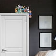 thumbnail image 4 of Harpily Home Decor Happy Easter Wooden Door Corner Door Frame Decor Wall Sticker Holiday Decor Easter Door Frame Decor Easter Door Frame Decor Door Corner Decor, 4 of 4