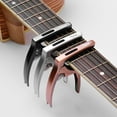 thumbnail image 3 of Capo Orphee Q5 3-en-1 Guitarra multifuncional Capo Aleación de aluminio con puente Pin Extractor Ranura de guitarra para guitarras populares eléctricas / acústicas Orphee Strings Capo, 3 of 6