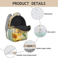 thumbnail image 4 of Wildflower Sunflower Design Backpack - Stylish & Breathable School Bookbag for Teenagers, 4 of 6