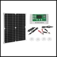thumbnail image 1 of Kit de Panel Solar de 12W Cargador de BateríA de 50 una y 12 V con Controlador, Caravana, Barco, 1 of 5
