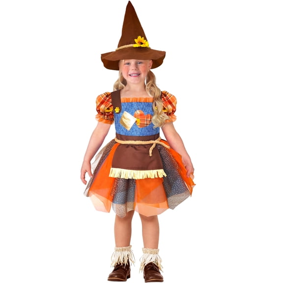 Scarecrow Sweetie Halloween Costume for Toddler, Size 2T, by Way to Celebrate