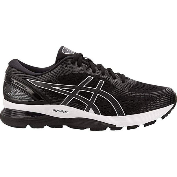Detector resistirse sostén ASICS Men's Gel-Nimbus 21 Running Shoes, Black/Dark Grey, 11.5 D(M) US -  Walmart.com