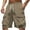 Khaki, variant on Bcfgryg Men's Summer Casual Shorts Lightweight Five Pocket Cargo Shorts Plus Size Ice Silk Work Shorts Men's Cargo Shorts With Pockets Black L