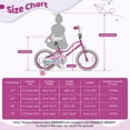thumbnail image 3 of Costway 16" Kids Bicycle with Dual Brake System Adjustable Handlebar & Seat Low-Step Frame, 3 of 10