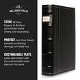 thumbnail image 5 of Bellagio-Italia CD/DVD Storage Binder Set - Black - Leather - 6 Pack - 288-Disc Capacity - Storage Organizer for DVDs, CDs, Blu Rays, & Video Games - Acid-Free Binder Organizer Sheets, 5 of 6