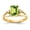 AA, variant on Fine Jewelry 14K Yellow Gold 8x6mm Emerald-cut Amethyst AA Diamond Ring for Women Size 6
