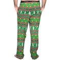 thumbnail image 3 of A Christmas Story Major Award Leg Lamp Pink Nightmare Green Lounge Pants, 3 of 4