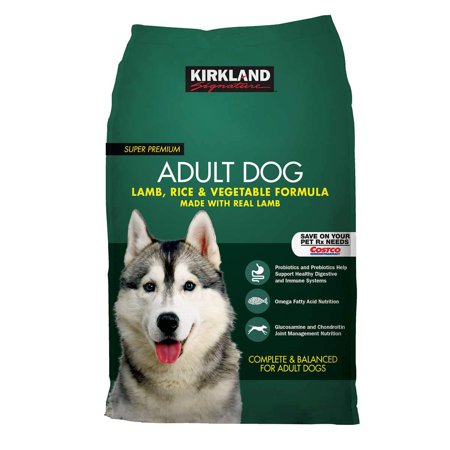 Kirkland Signature Adult Formula Lamb, Rice and Vegetable Dog Food 40 (Best Kirkland Dog Food)