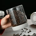 thumbnail image 5 of Vacuum Coffee Canister,Stainless Steel Airtight Coffee Storage Containers Set for Coffee Grounds, 5 of 7
