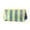 Yellow, variant on Glossy Striped Waterproof Makeup Organizer Bag Dual Color Tassel Zipper Design Spacious Portable Toiletry Case For Travel Camping Bathroom Daily Cosmetic Accessory Storage Pouch