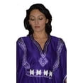 thumbnail image 2 of Fatima Handmade Caftan Purple, 2 of 5
