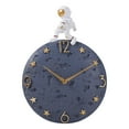 thumbnail image 2 of Reloj de pared Reloj analógico Silencioso Sin tictac Reloj de pared con Decorativo para personalidad Sa de estar Oficina en Sunnimix  Reloj de pared astronauta, 2 of 8