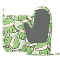 thumbnail image 3 of Disketp Cute Crocodile Oven Mitts And Potholders Bbq Gloves-Oven Mitts And Pot Holders With Recycled Infill Silicone Non-Slip Cooking Gloves For Cooking Baking Grilling, 3 of 9