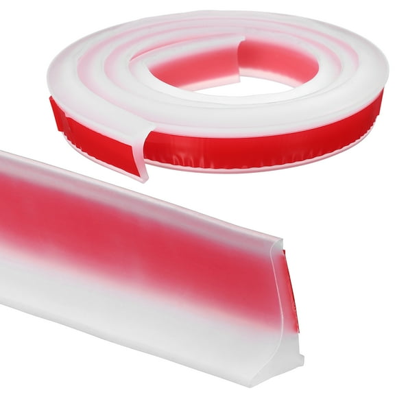 Amosfun Tpe Shower Door Water Stopper p with Strong Adhesive for Bathroom Edge