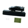 thumbnail image 4 of Mini modelo de coche 1/64 con matrícula de aparcamiento, dinámico, decorativo, fácil de instalar. Negro, 4 of 9