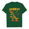 thumbnail image 4 of Men's Graphic T Shirts Casual Short Sleeve Tees For Daily Wear Halloween Comfortable Breathable Blend Trendy Printed Top For Spring Summer Fall, 4 of 4