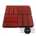 thumbnail image 5 of 3rd Street Inn Acacia Wood Deck Tiles - Clay Finish - Checkered - 10 Pack, 5 of 5