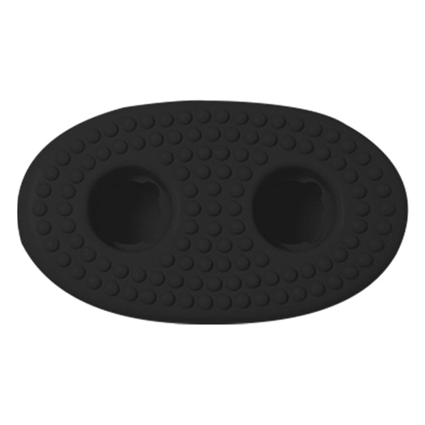 Flotador inflable para taza, soporte para cubo, portavasos, posavasos, juguetes de baño para ocio negro