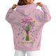 thumbnail image 1 of Sudadera con capucha Lux de gran tamaño en gris jaspeado 2024 para mujer Gotyou, 1 of 5