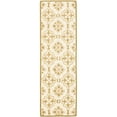thumbnail image 4 of SAFAVIEH Chelsea Jamison Geometric Wool Area Rug, Ivory/Green, 1'8" x 2'6", 4 of 9