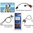 thumbnail image 3 of 150pcs Saltwater Fishing Lures Surf Fishing Tackle Kit - Fishing Bait Rigs, Fishing Circle Hooks, Fishing Swivel Snaps, Hard Bait Minnow, Bucktail Jig, Metal Spoon, Sinker Weight, Various Accessories, 3 of 7
