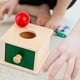 thumbnail image 4 of Jugue Montessori de madera rompecabezas de bloques de cognición de Color Ehuebsd forma geométrica juego a juego juego de inteligencia regalos para niños, 4 of 8