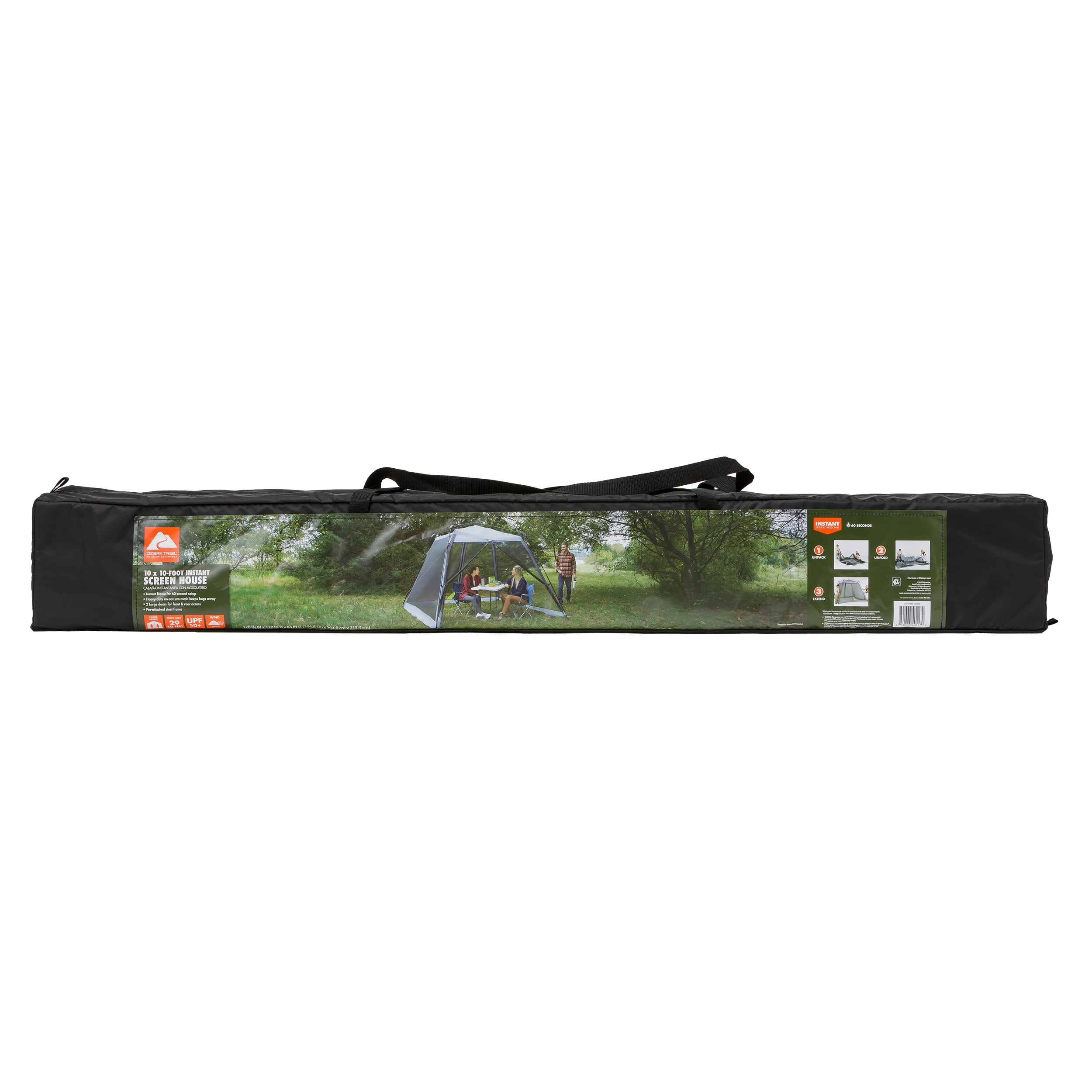 Ozark Trail 10' x 10' Foot Instant Screen House Shade, 100 square feet
