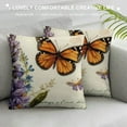 thumbnail image 3 of Nawypu  Outdoor Garden Decoration Bee/Butterfly/Dragonfly/Ladybug Pillow Case Leaf/Lavender/Flower Decorative Throw Pillow Covers, 3 of 5