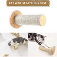 thumbnail image 4 of 2 Pieces Wall-mounted Cat Stairs, Sisal Wall Scratching Post Post Verticality Course Tree For Cat Claws And Climb Higher, 4 of 5