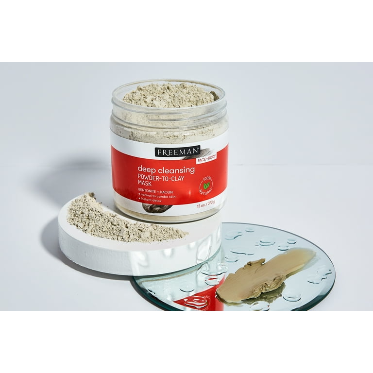 Freeman Bentonite and Kaolin Powder to Clay Facial Mask, Face and